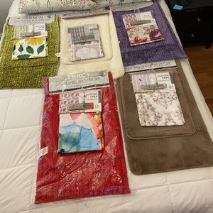 Bathroom Mats + Curtain